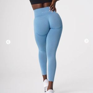 NVGTN SIZE S ACTIVEWEAR LEGGINGS LIGHT BLUE